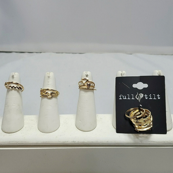 2 packs of geo midi ring set 7 on a card - Picture 2 of 5